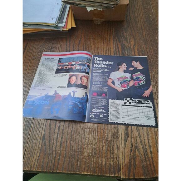 Lot of 2 Days of Thunder Family Fun Books 1990 NASCAR Paramount Exxon Promo - Picture 4 of 12